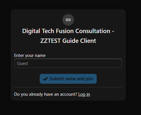 Enter your name screen